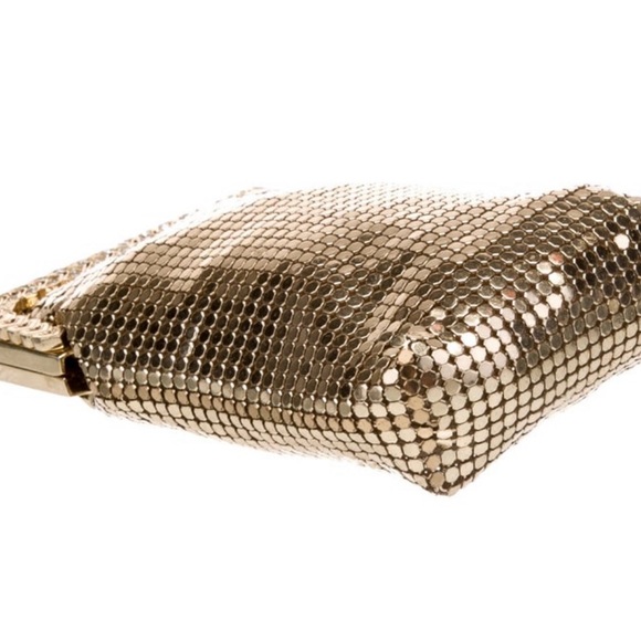 Whiting & Davis Gold Sequin Miniaudiere Vintage -Gorgeous, Lux - Picture 8 of 10